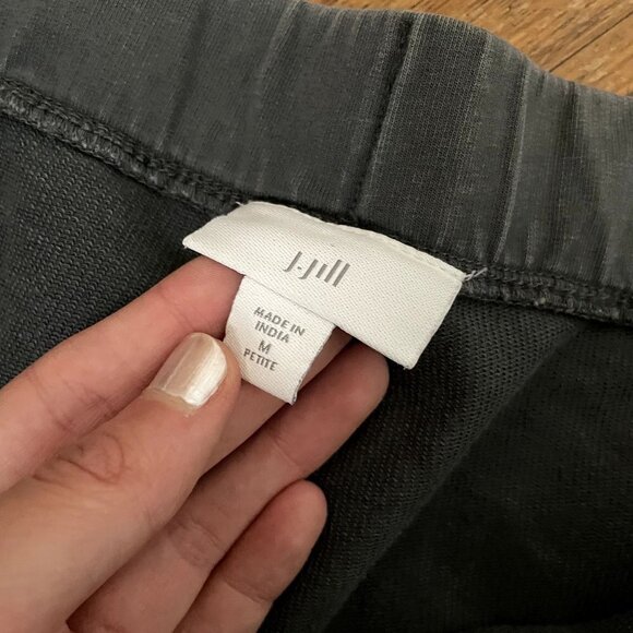 J.Jill camo army green gray shorts comfortable casual cotton pants summer style - Picture 3 of 4